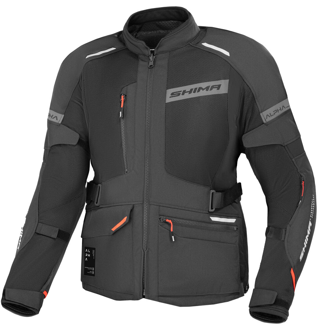 Текстилно мото яке SHIMA ALPHA BLACK