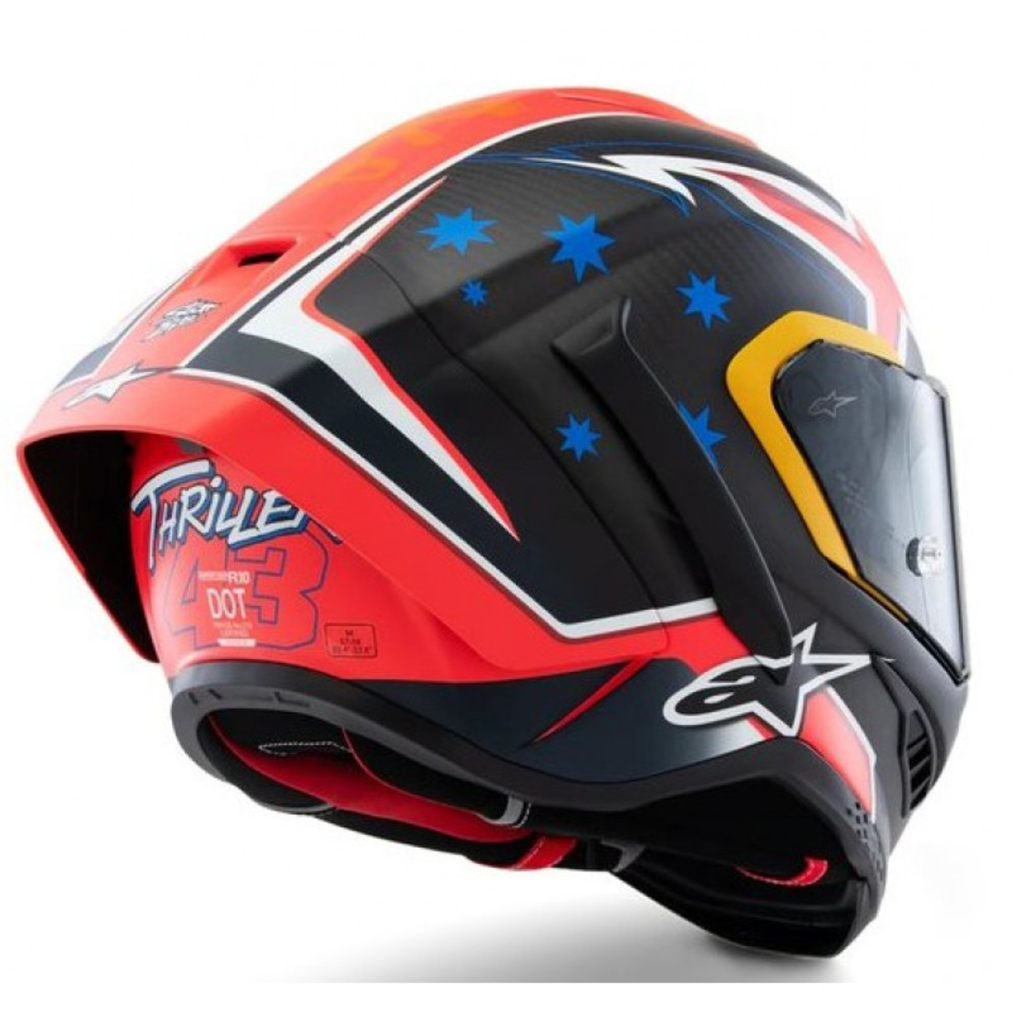 Каска ALPINESTARS Supertech R10 Miller Replica -24