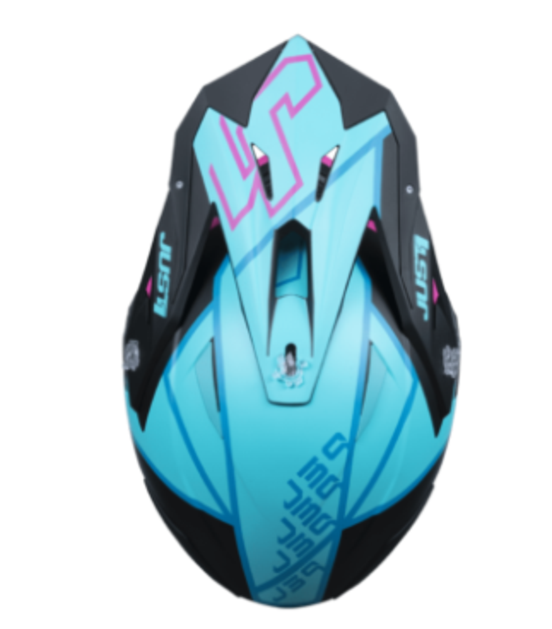 Mотокрос каска Just1 J-39 Thruster Petrol Blue/Fuxia Black