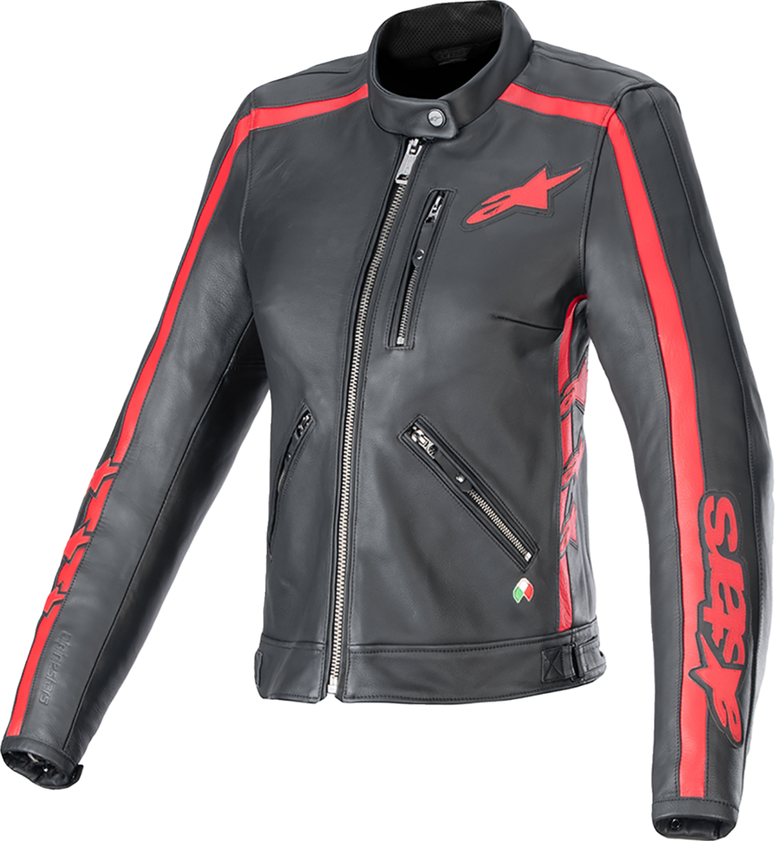 Дамско кожено яке ALPINESTARS Stella DYNO B/R
