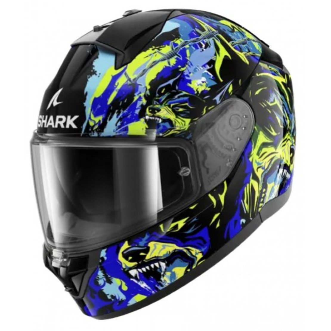 Каска SHARK RIDILL 2 RAGING BEAST Black Blue Green