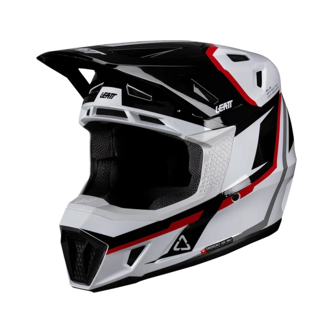 Мотокрос каска LEATT Kit Moto 7.5 White/Red V26