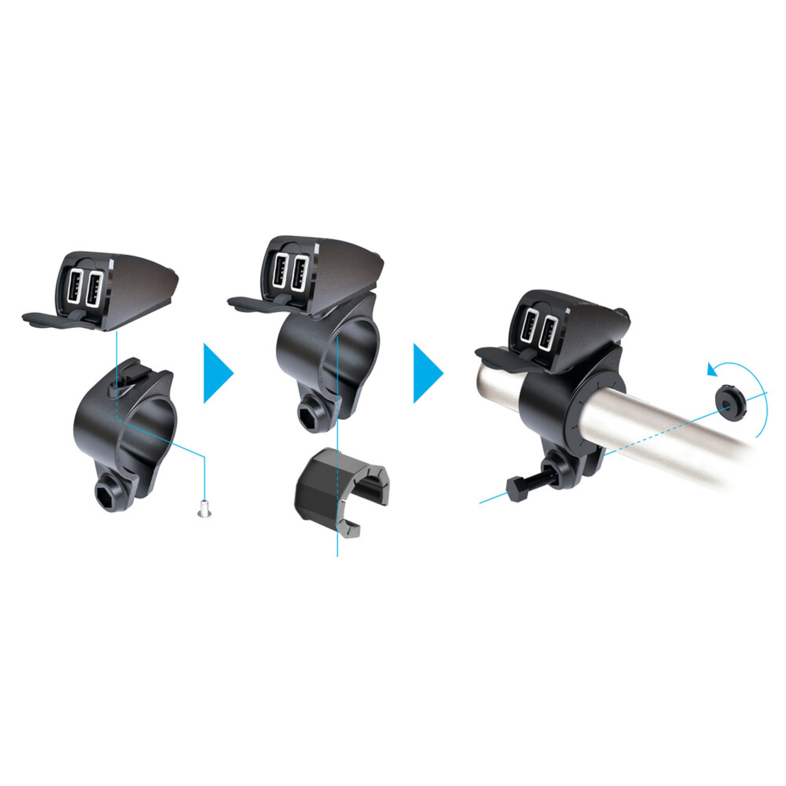 Зарядно устойчиво Usb-Fix Trek Ultra Fast Charge - 5400 mA - 12/24V 38828