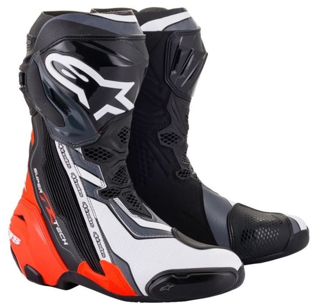 Ботуши ALPINESTARS SUPERTECH R BLACK/RED/WHITE 2023