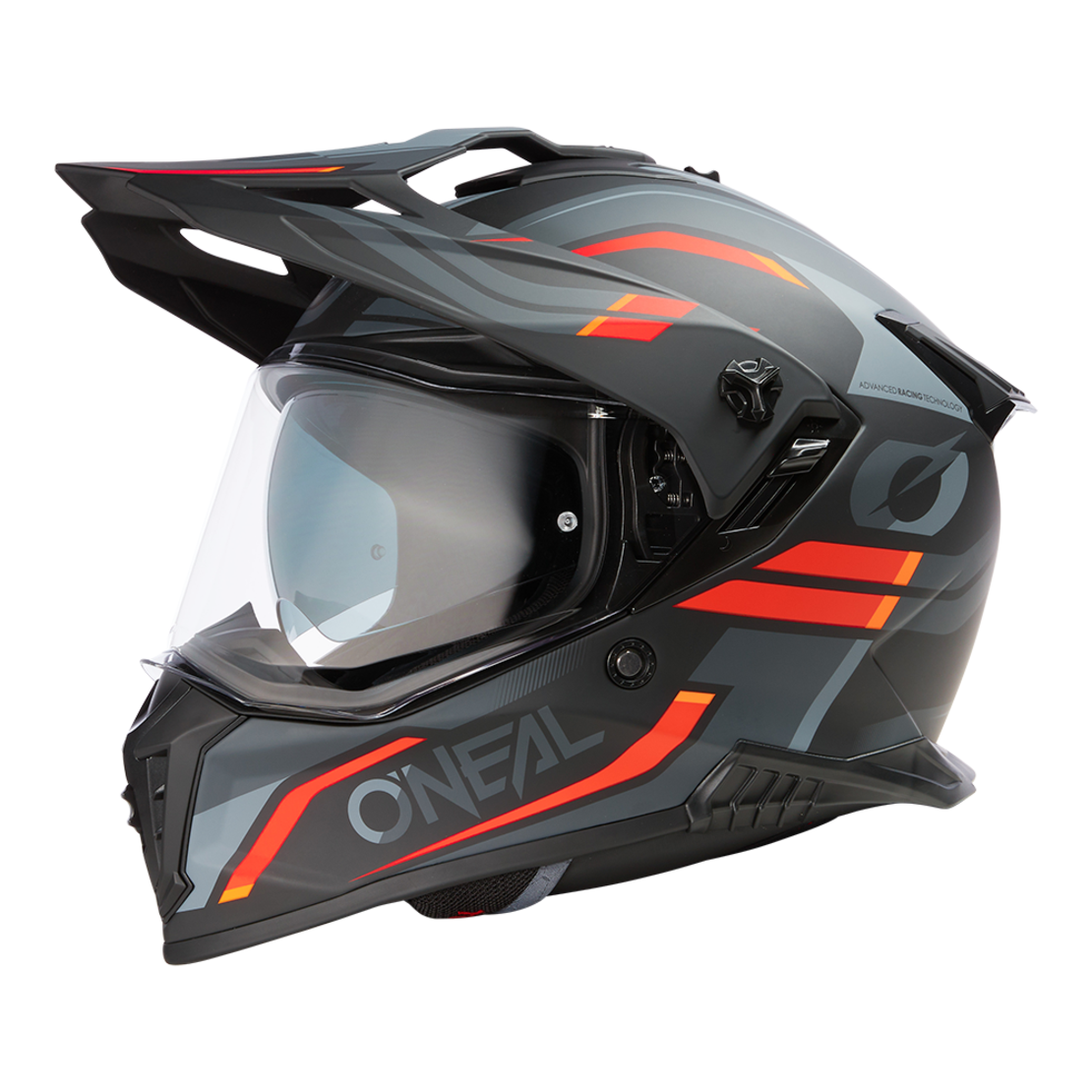 Каска O'NEAL A-SRS SPIKE BLACK/GRAY/RED