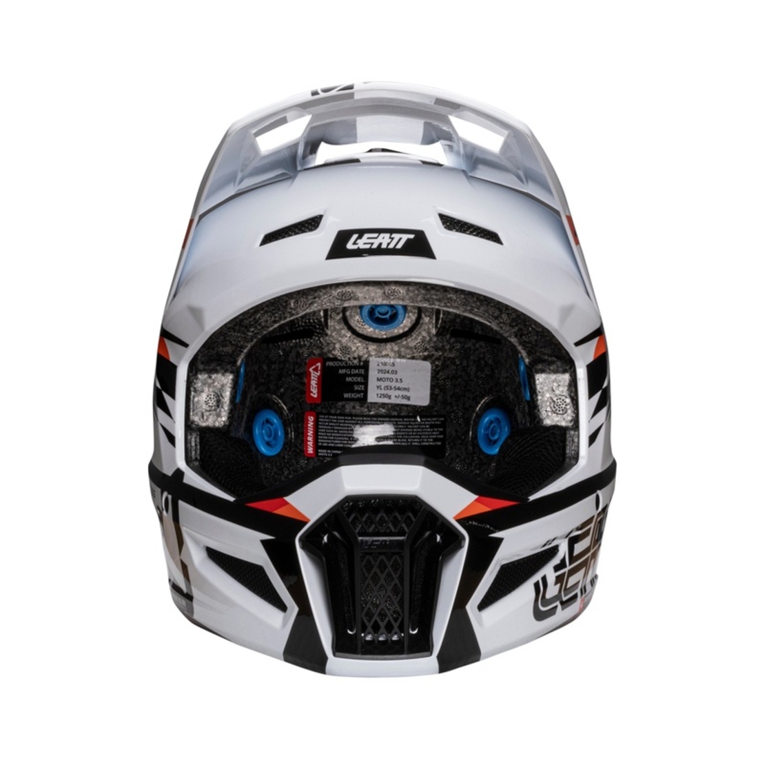 Детска мотокрос каска LEATT Kit Moto 3.5-White V25