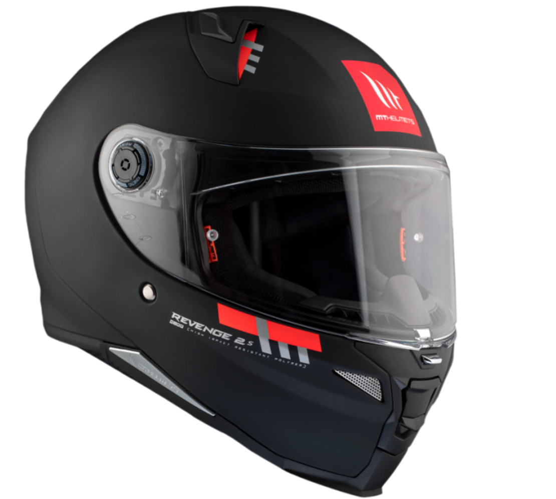 Каска MT REVENGE 2 S SOLID A1 MATT BLACK