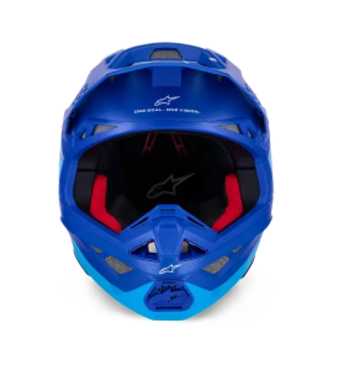 Мотокрос каска ALPINESTARS S-M10 FLOOD BLUE/BLK-CARB