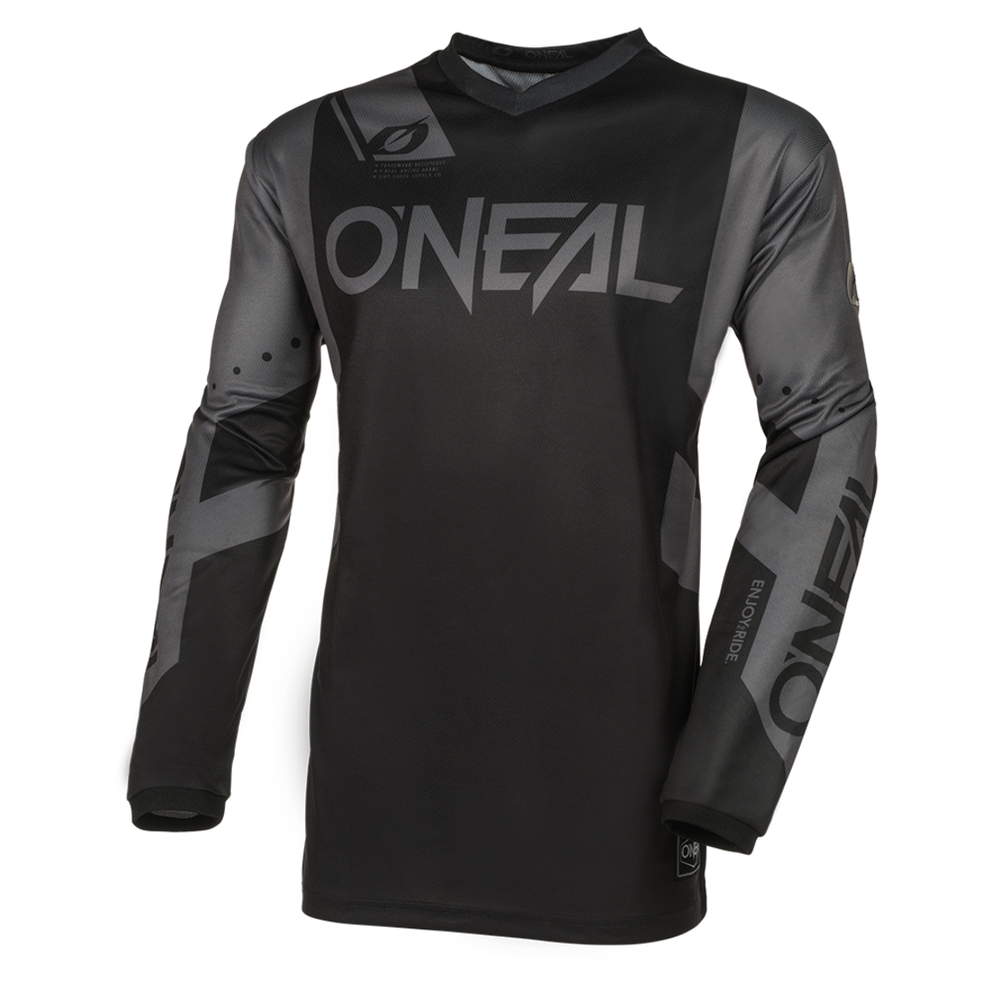 Мотокрос блуза O`NEAL ELEMENT RACEWEAR BLACK/GRAY V.24
