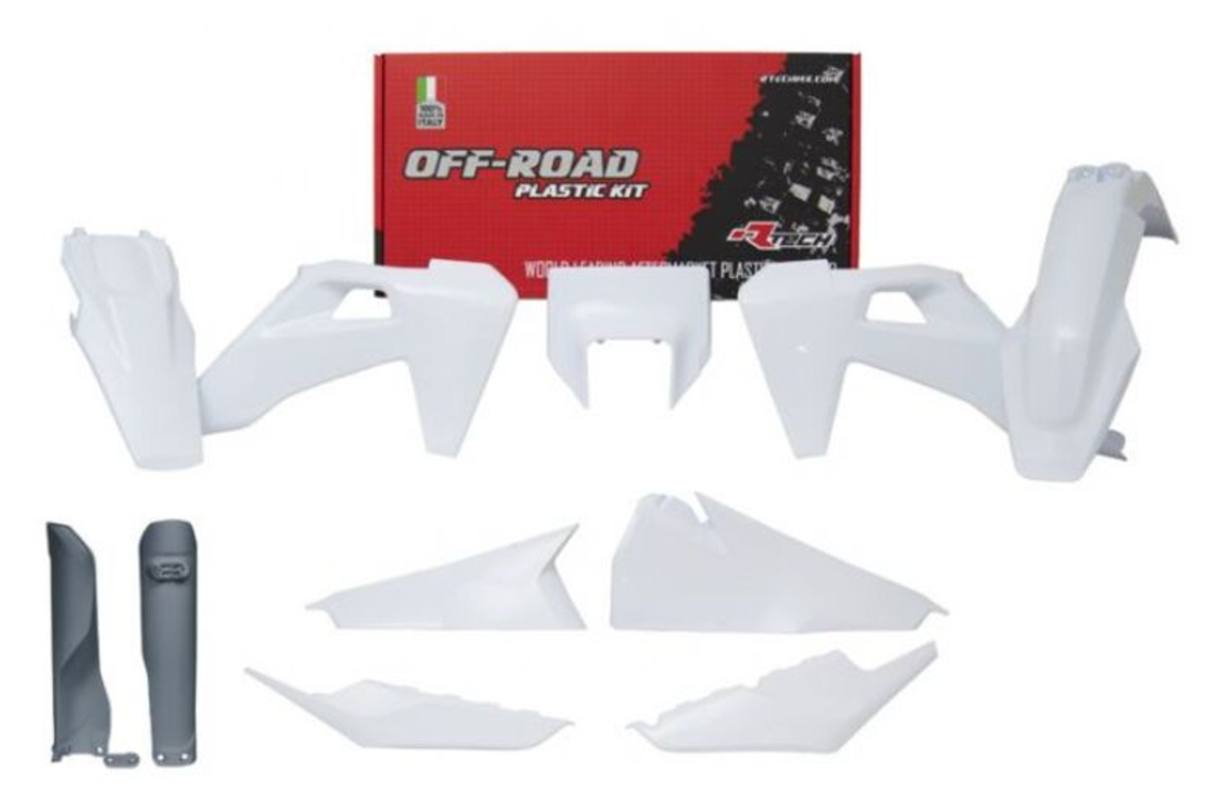 Комплект пластмаси RACETECH Plastic Kit HUSQ FE/TE 20-23 (White)
