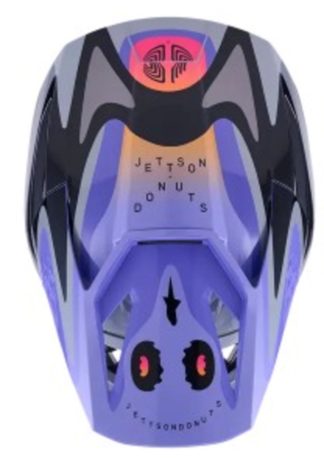 Детска мотокрос каска ALPINESTARS SM3 JETTSON GRAY/PUR/BLK