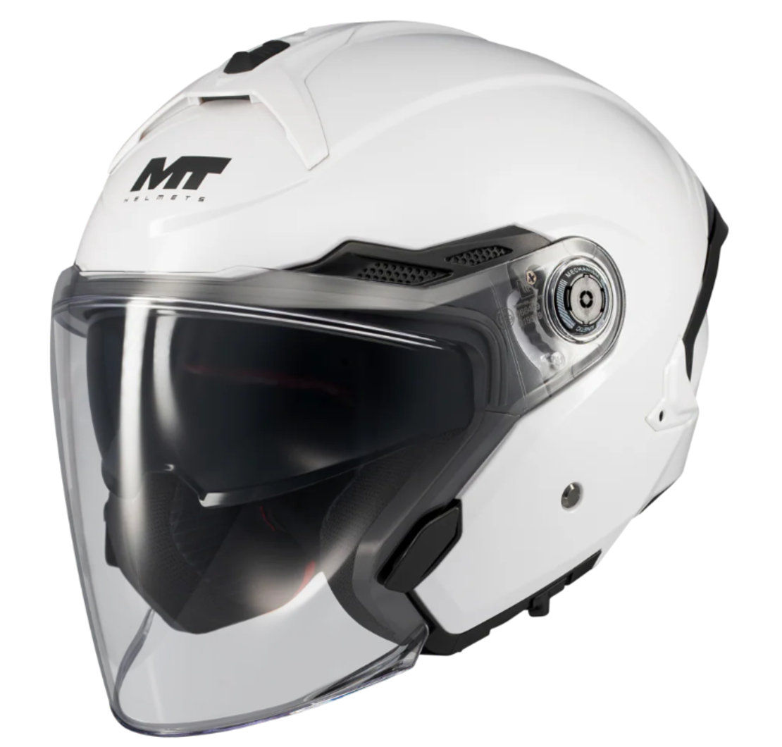Скутер каска MT COSMO SV PURE A0 WHITE GLOSS
