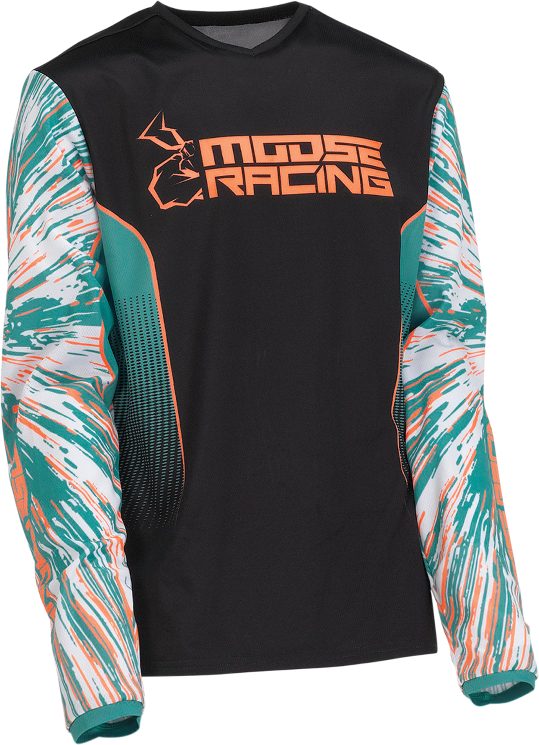 Детска блуза MOOSE RACING AGROID TEAL/ORANGE/BLACK