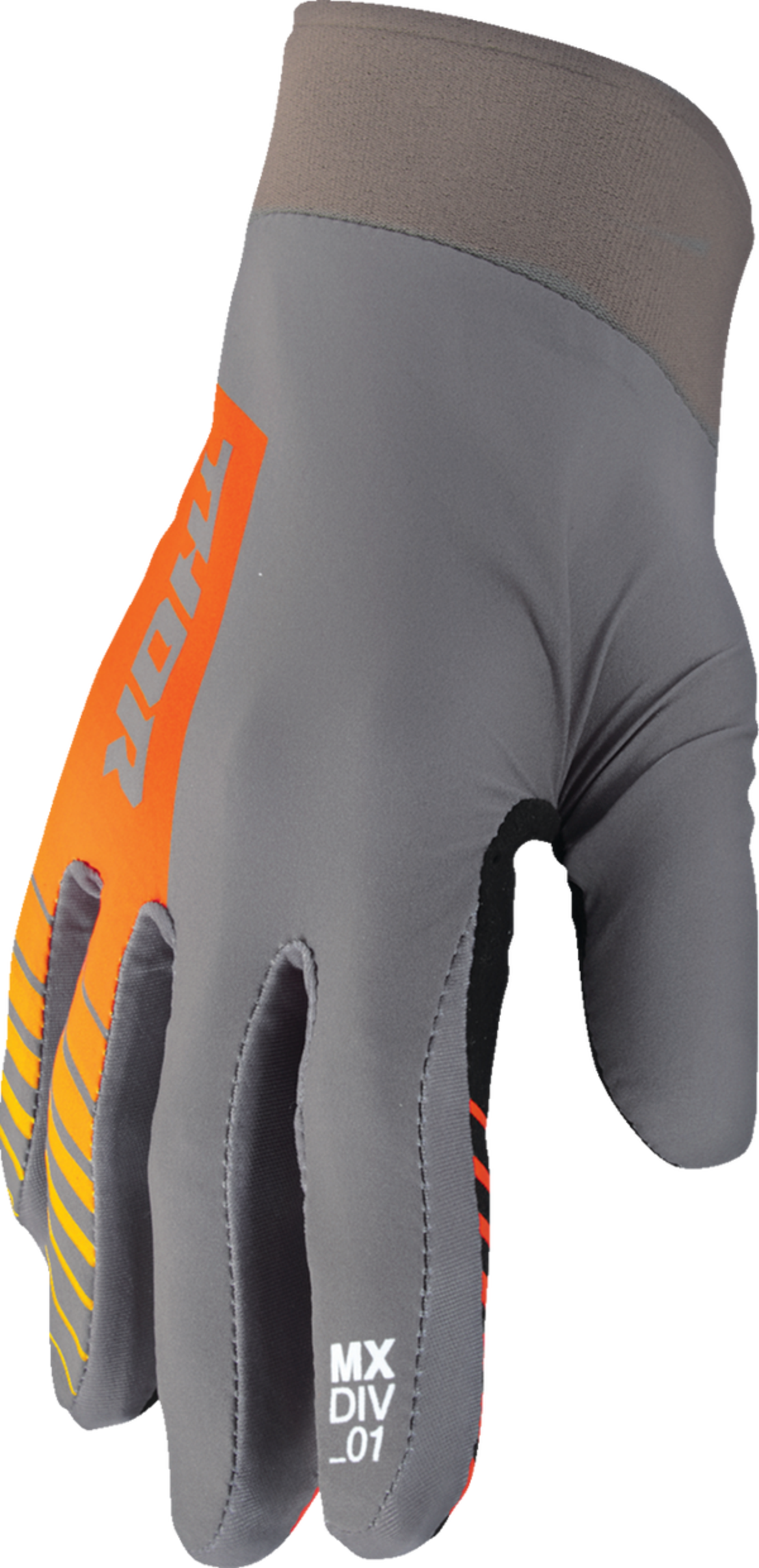 Мотокрос ръкавици THOR AGILE SOLID GRAY/ORANGE