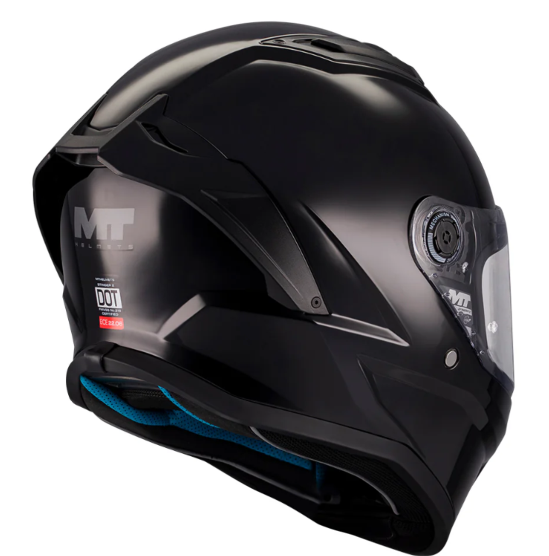 КАСКА MT STINGER 2 PURE A1 BLACK GLOSS