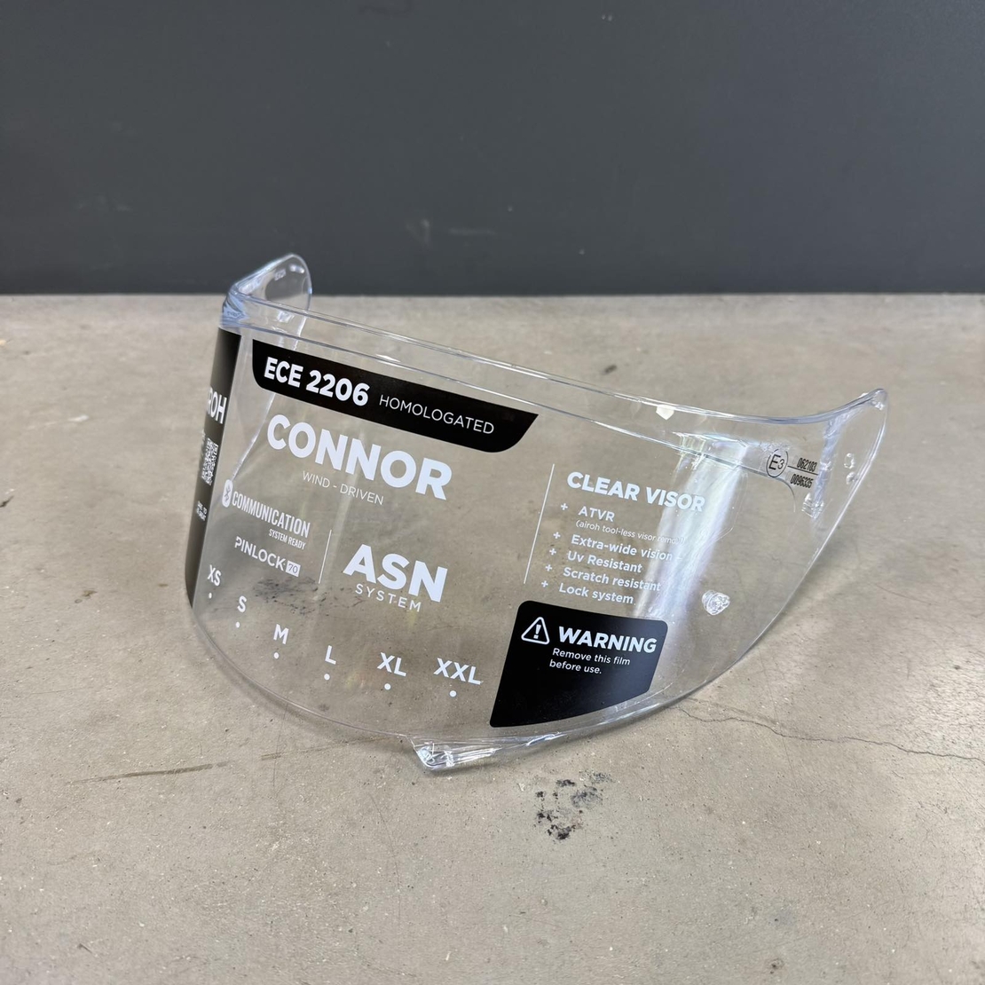 ВИЗЬОР ЗА AIROH CONNOR CLEAR - ВЪРНАТА БРОЙКА