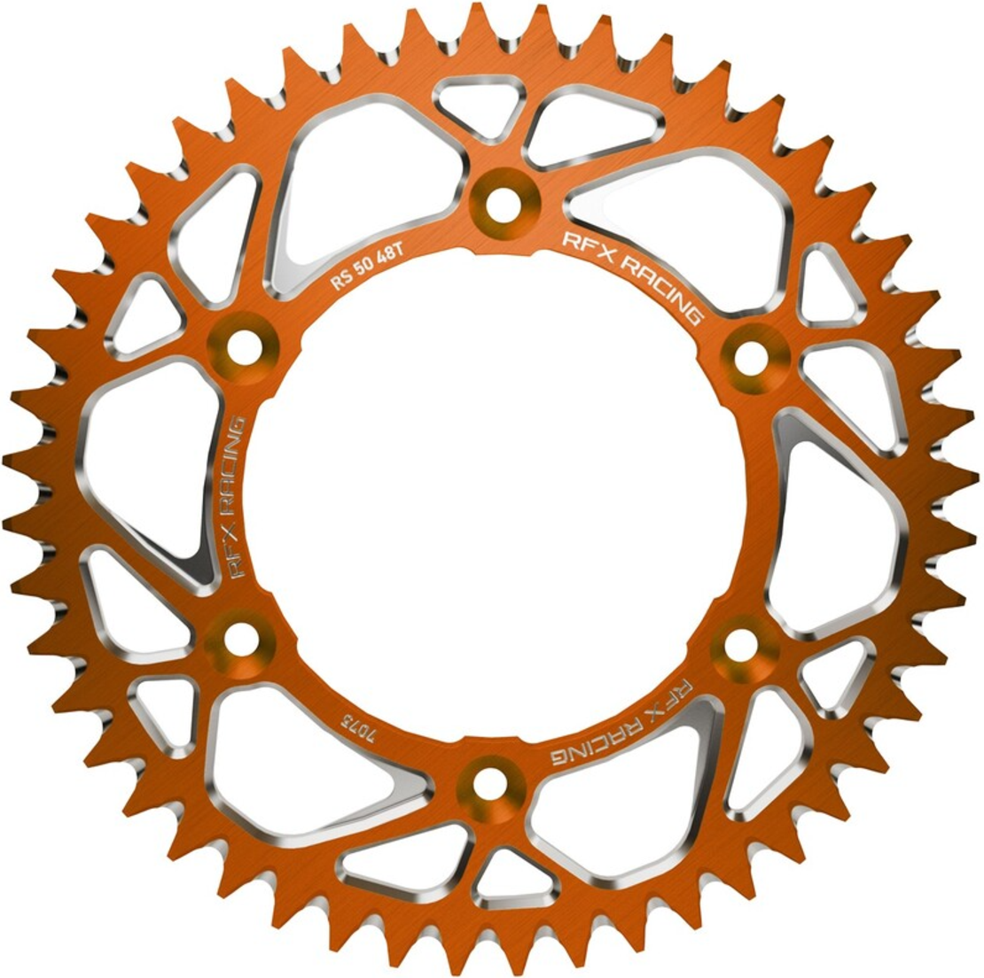 Заден пиньон RFX Pro Series Elite Aluminium Rear Sprocket KTM SX 65 98-23 - 420 50T ORANGE