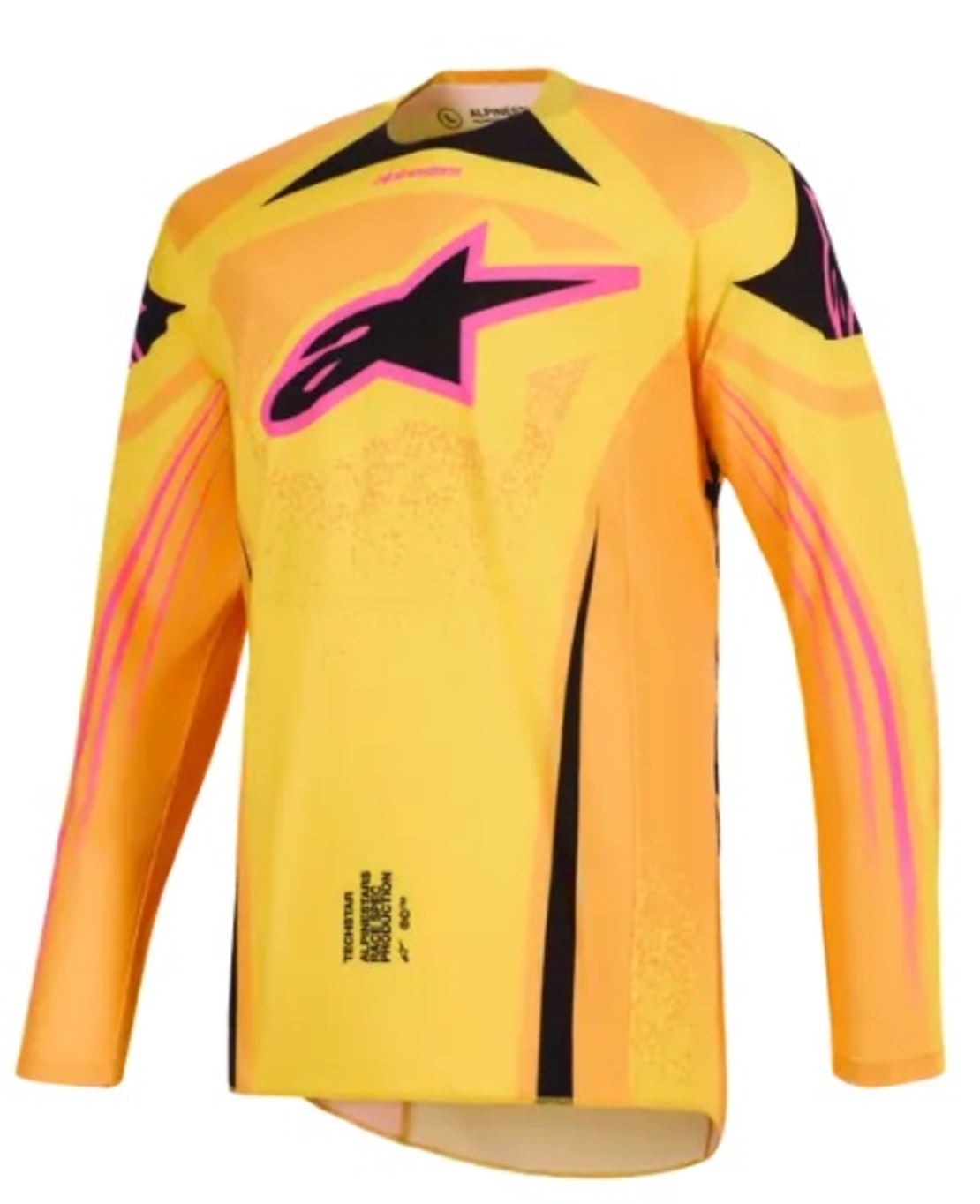 Мотокрос джърси Alpinestars TECHSTAR NOMUR ORANGE/YELLOW/PINK