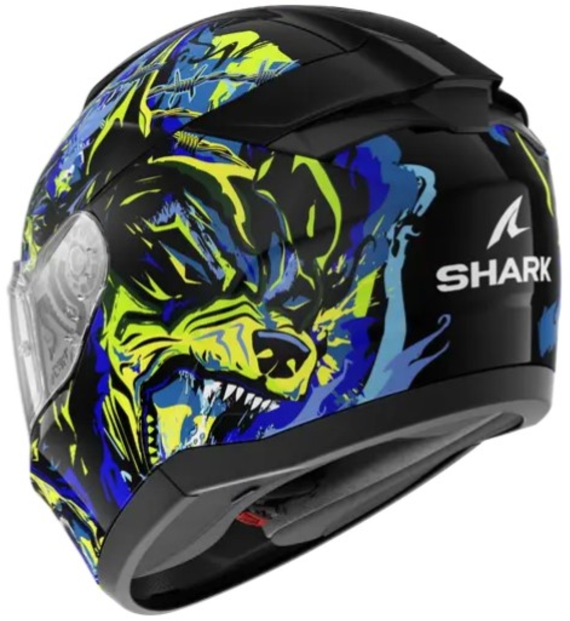 Каска SHARK RIDILL 2 RAGING BEAST Black Blue Green
