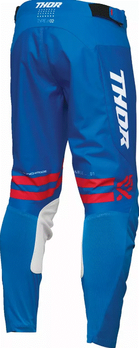 Мотокрос брич THOR LAUNCHMODE PATRIOT RED/WHITE/BLUE