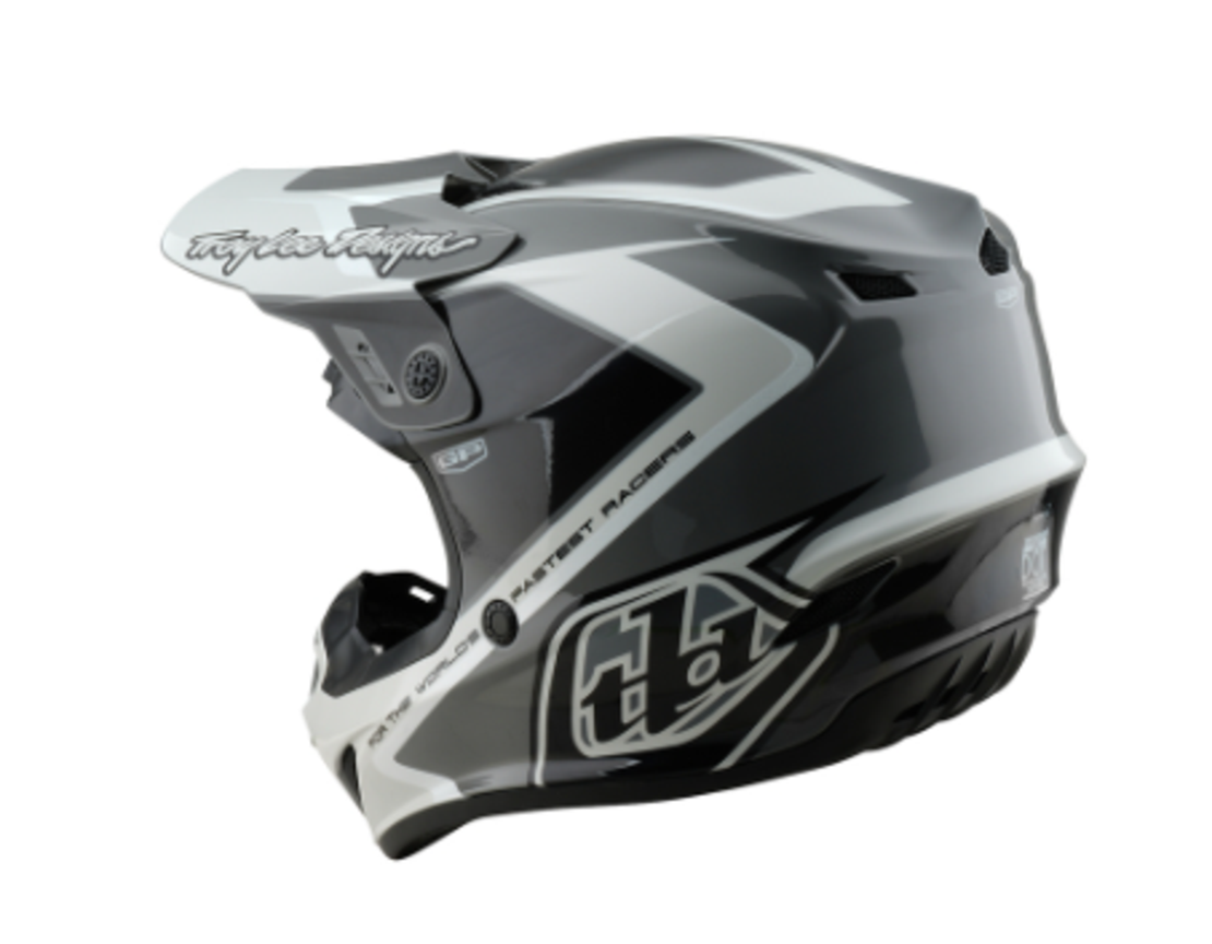 Мотокрос каска TROY LEE DESIGNS GP Shutter - Grey/White