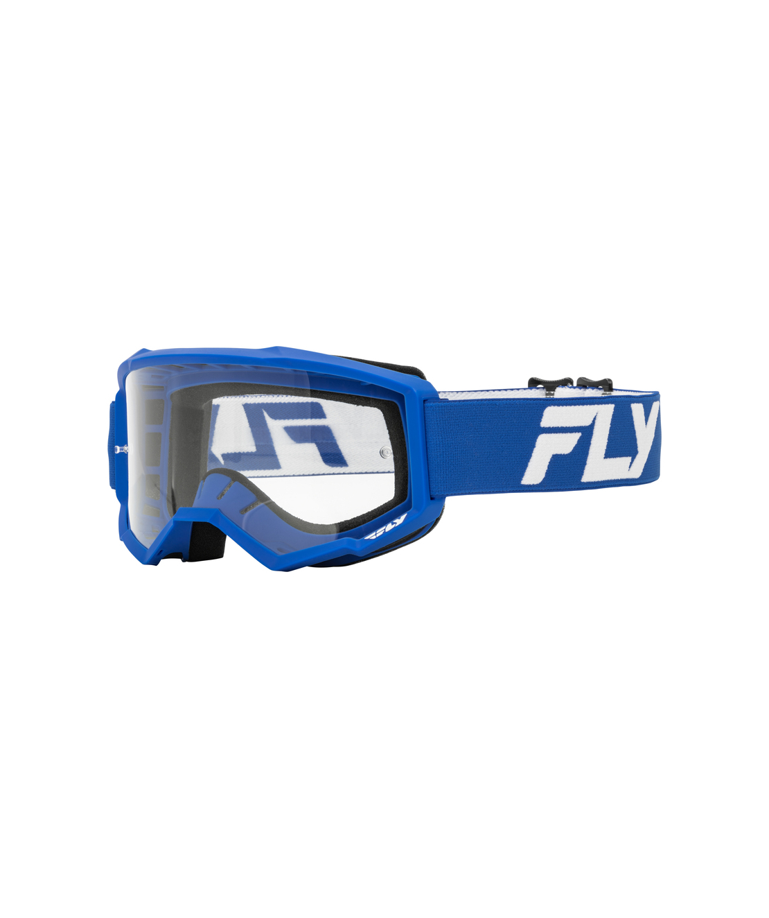 Мотокрос очила FLY RACING Focus 24 Blue/White - Clear Lens