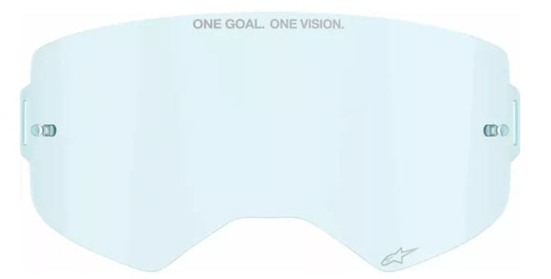 Плака за мотокрос очила ALPINESTARS SUPERTECH CLEAR BLUE