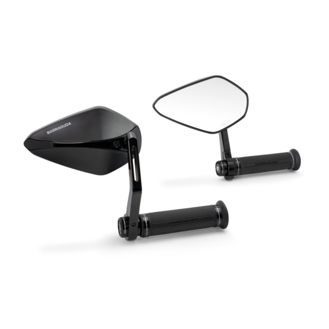 Огледала за мотор BARRACUDA X-VERSION RETROBAR END BLACK (PAIR)