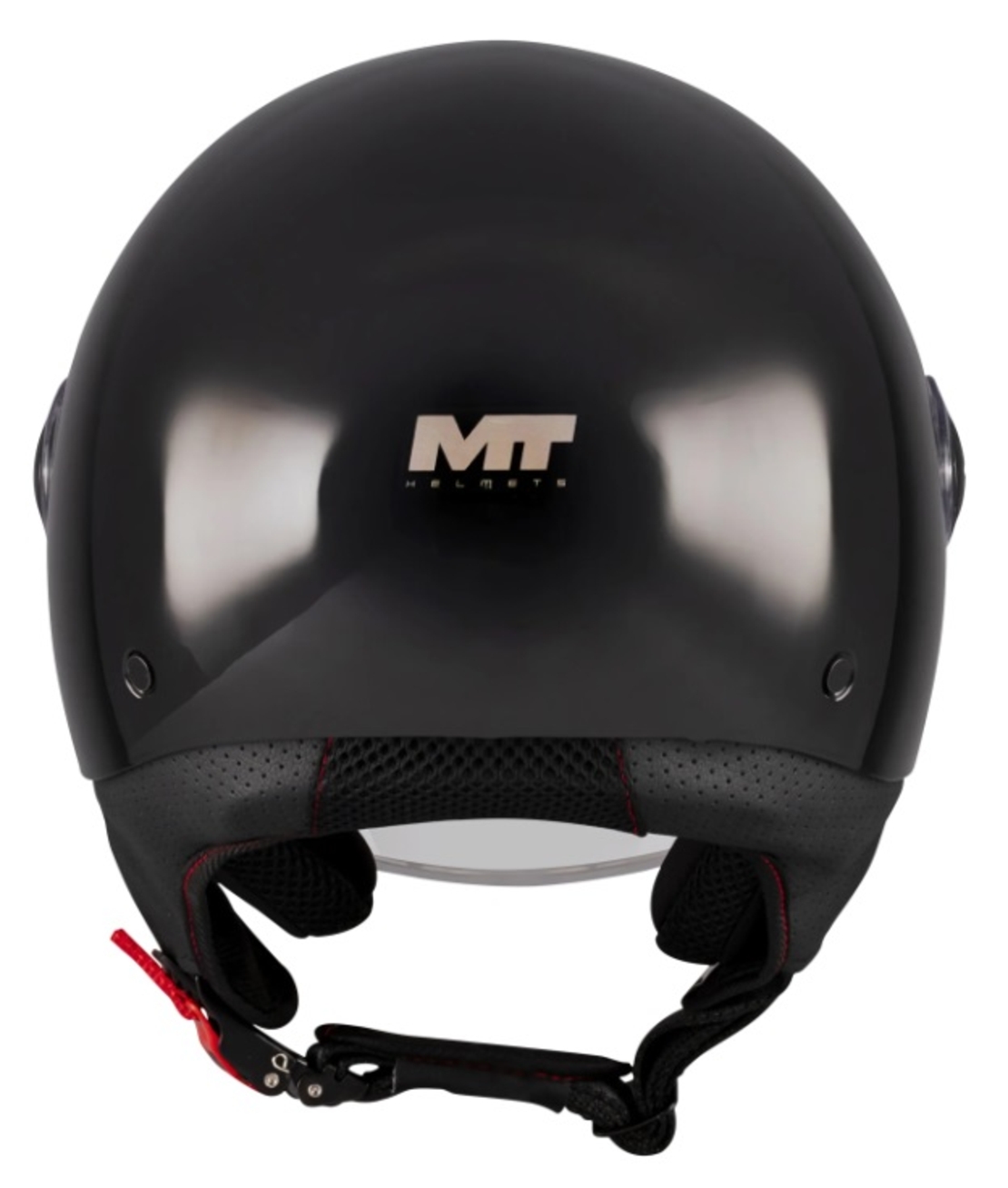 КАСКА ЗА СКУТЕР MT STREET S PURE A1 BLACK GLOSS
