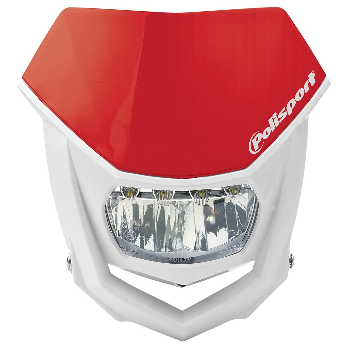 Фар Polisport HALO LED - WHITE/RED