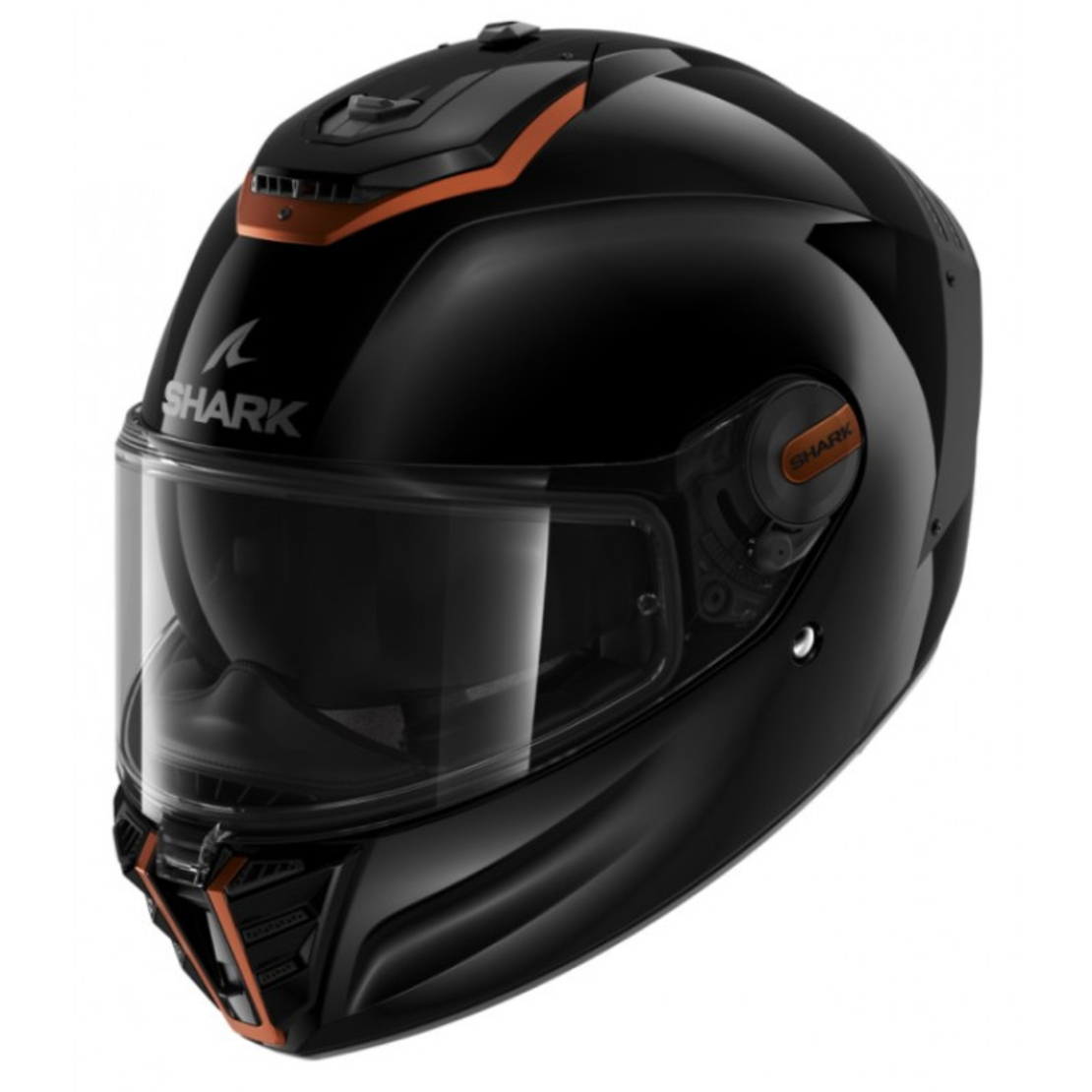 Каска SHARK SPARTAN RS BLACK/COPPER GLOSS
