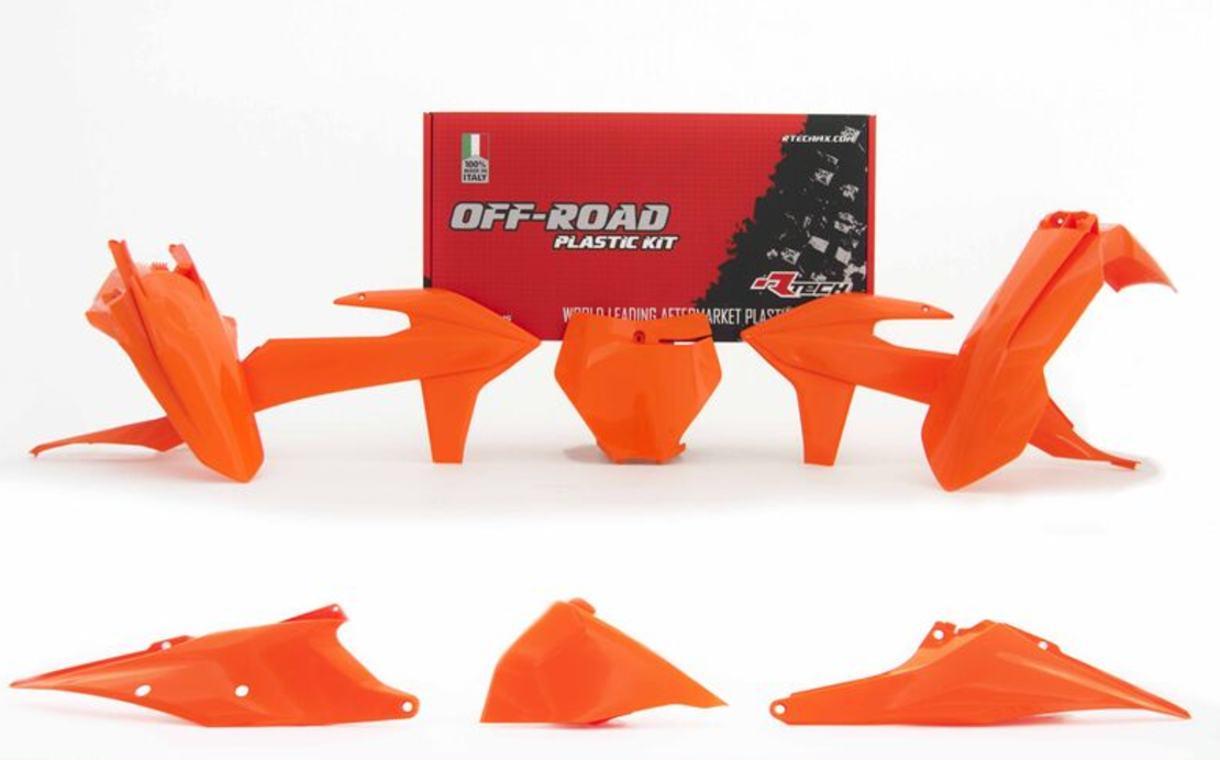 Комплект пластмаси RACETECH Replica Plastic Kit + Airbox Cover KTM 19-22 (Orange)