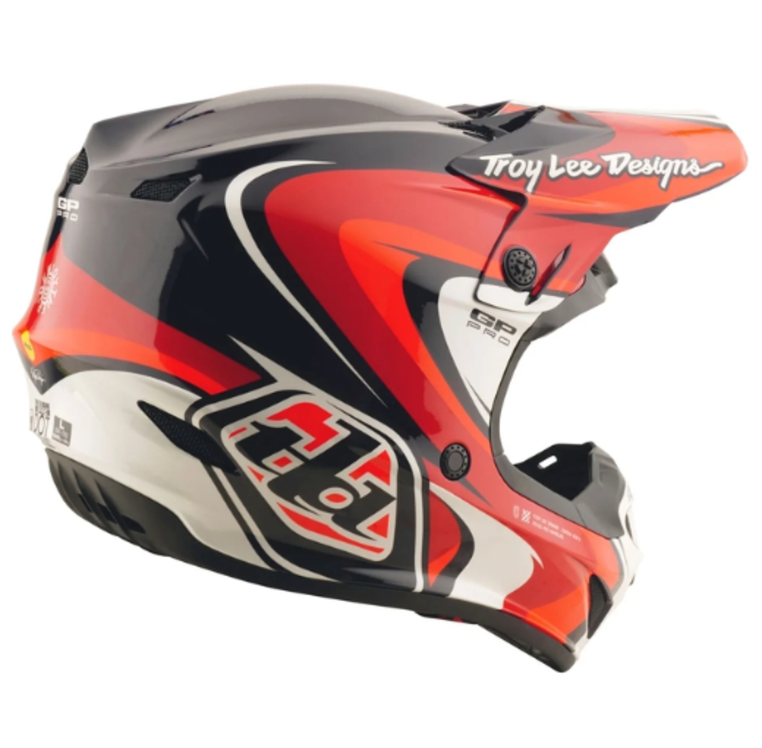Детска мотокрос каска TROY LEE DESIGNS GP Pro Crossover Helmet - Black/Red