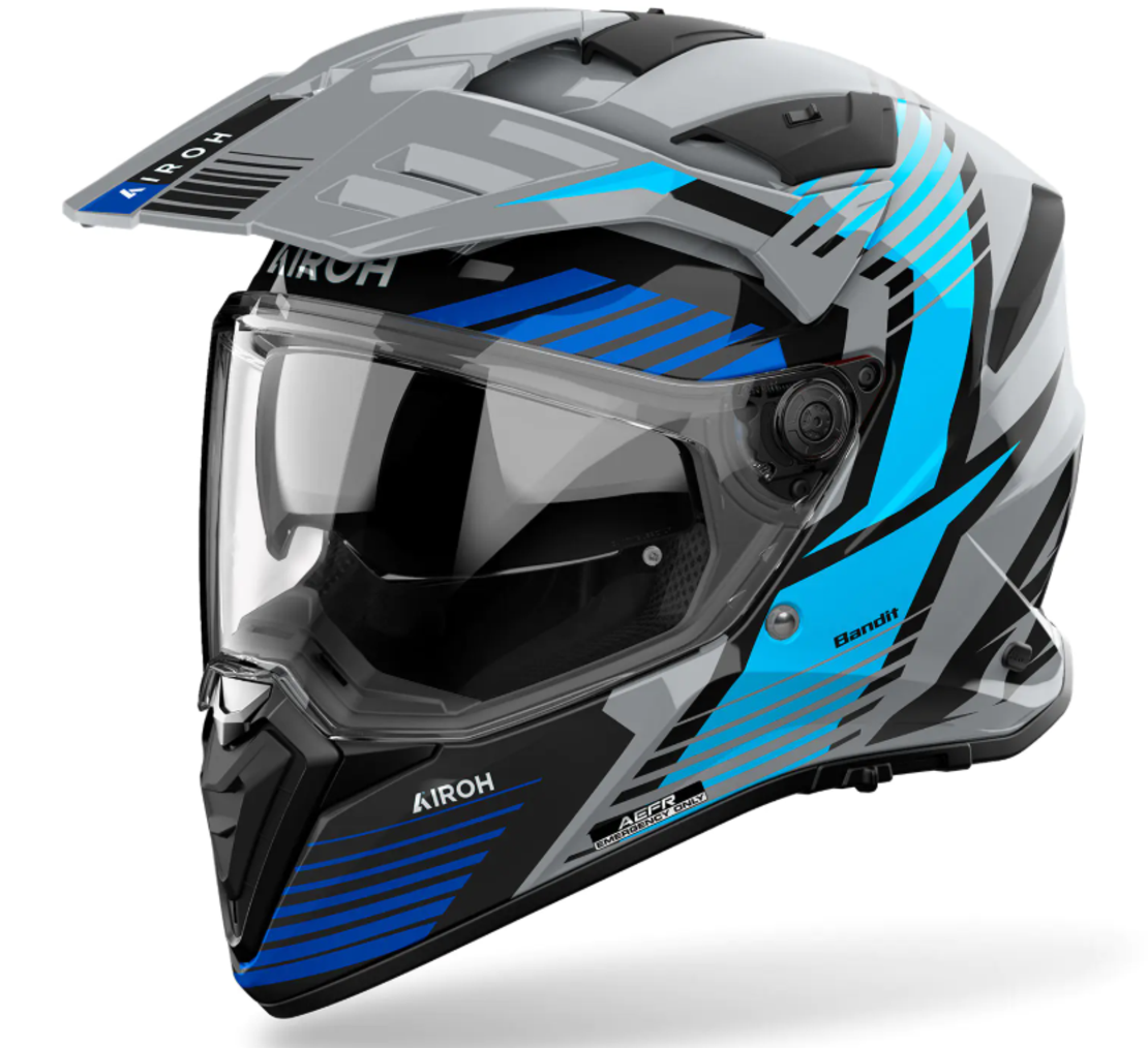 Каска AIROH BANDIT SPICY BLUE GLOSS