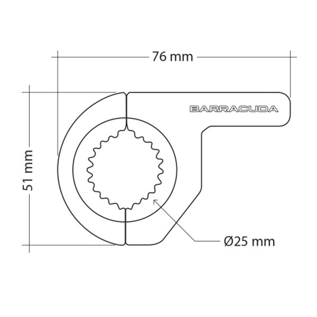 КОМПЛЕКТЪТ СКОБИ ЗА ДОПЪЛНИТЕЛНА СВЕТЛИНА TUBOLAR