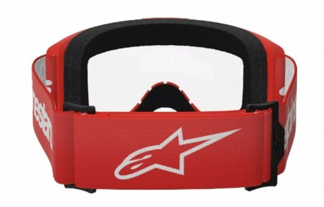 Мотокрос очила ALPINESTARS VISION 3 WORDMARK RED CLEAR
