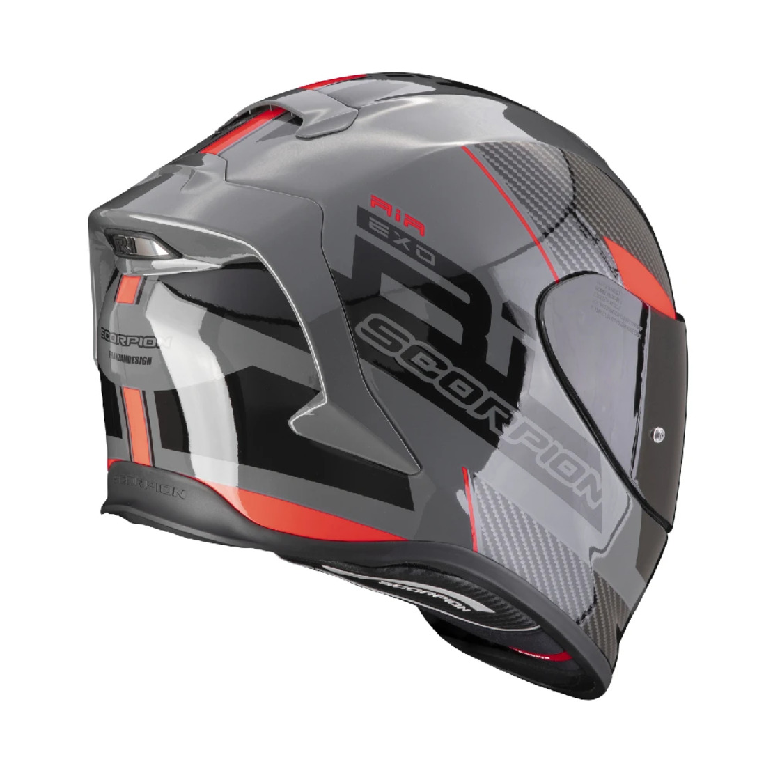 Каска Scorpion EXO-R1 Evo Air Final Grey-Black-Red
