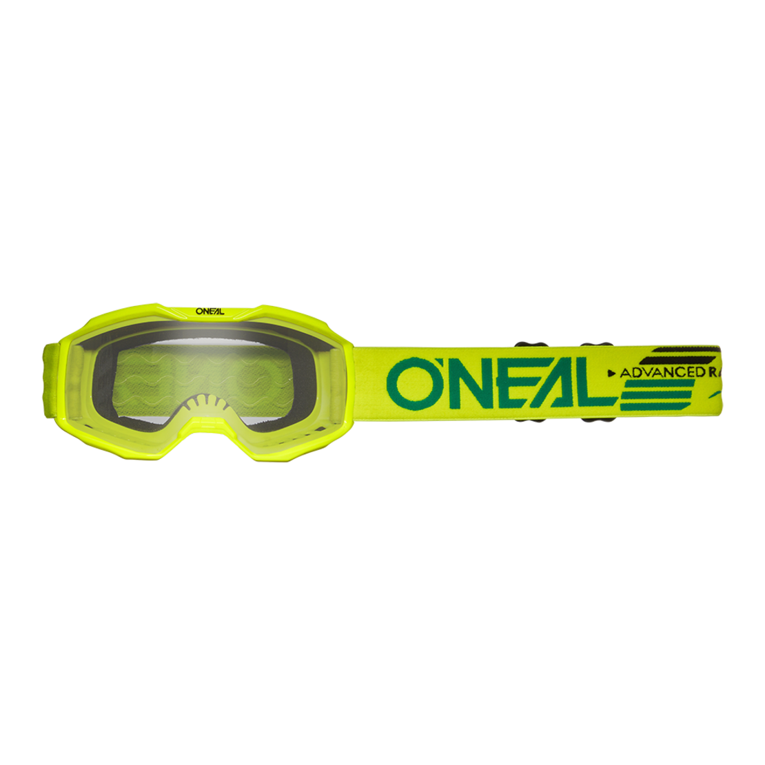 Детски крос очила O'NEAL B-10 SOLID NEON YELLOW - CLEAR V.24