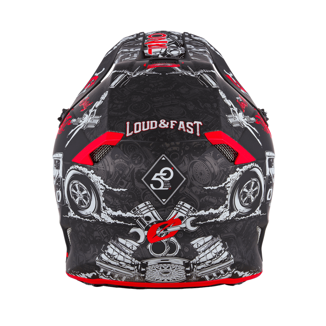 Мотокрос каска O'NEAL 5SERIES HR BLACK/RED