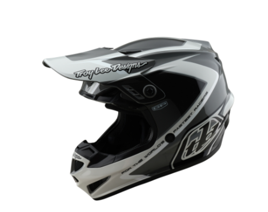 Мотокрос каска TROY LEE DESIGNS GP Shutter - Grey/White