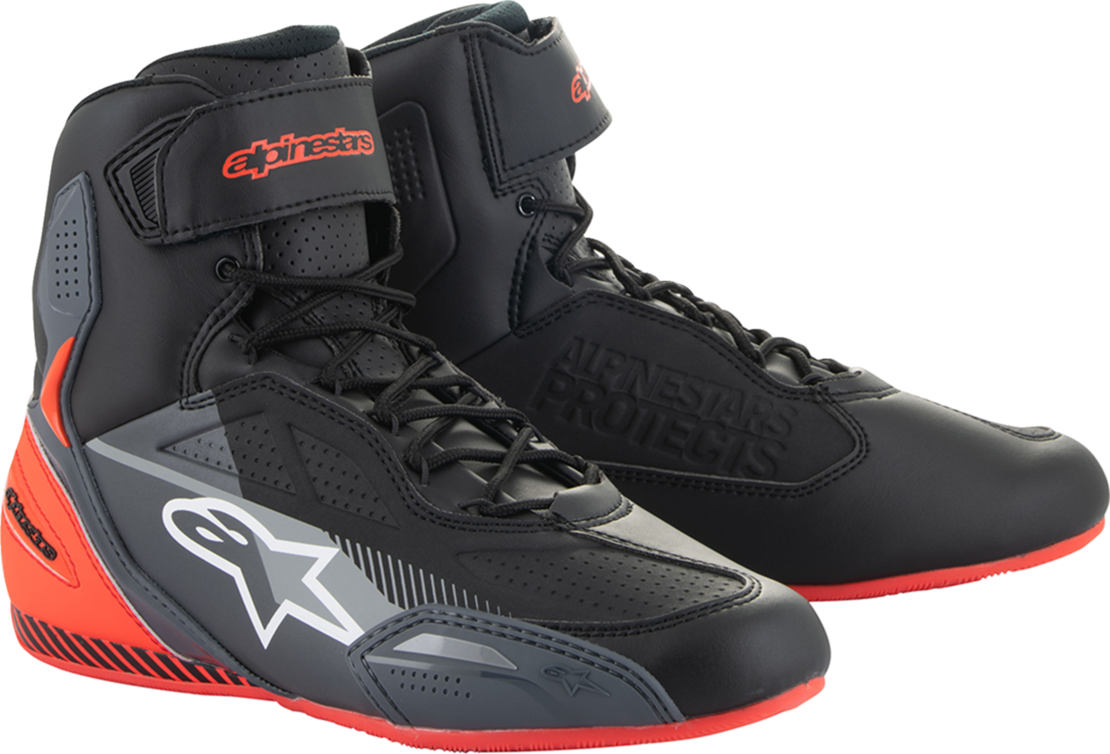 Мото боти ALPINESTARS FASTER-3 BLK/GY/RD