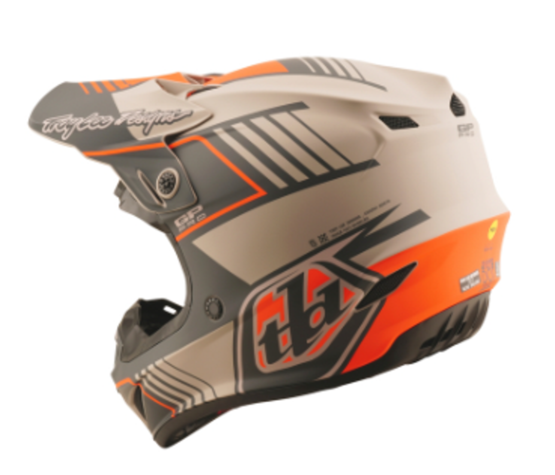 Mотокрос каска TROY LEE DESIGNS GP Pro Segment - Taupe