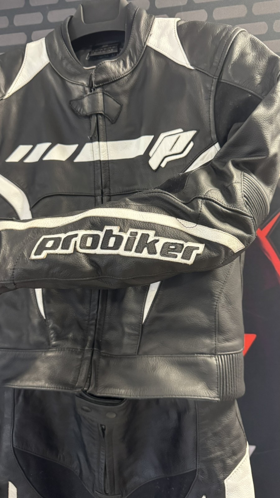 Кожен мото екип Probiker PRX-11 номер 50-M на две части