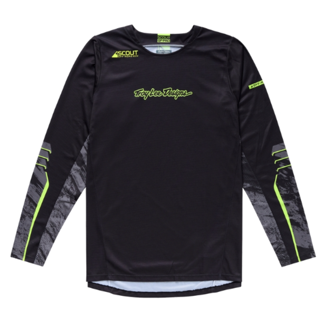 Mотокрос джърси TROY LEE DESIGNS Scout GP Pro Slab Jersey - Black