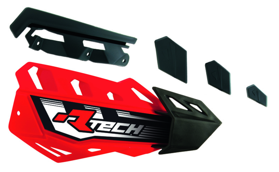 Резервни пластмаси за протектори за кормило RACETECH FLX Handguards Replacement Covers Red