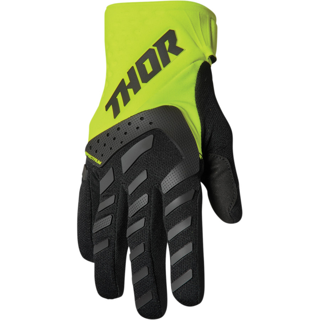 Детски мотокрос ръкавици THOR YOUTH GLOVES SPECTRUM BLACK/YELLOWFLO