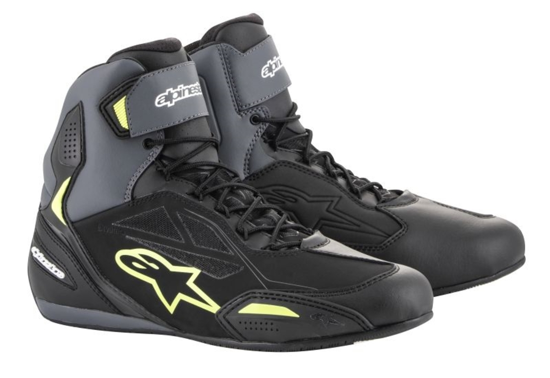 МОТО БОТИ ALPINESTARS FASTER-3 DRYSTAR BLACK/GRAY/YELLOW FLUO