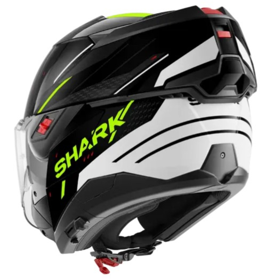 Модуларна каска SHARK OXO RYDGER Black White Yellow