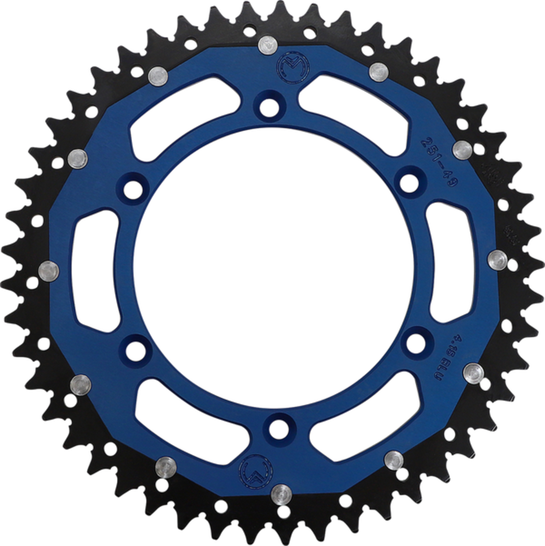 Двукомпонентно зъбно колело MOOSE 1210-251-49 BLUE