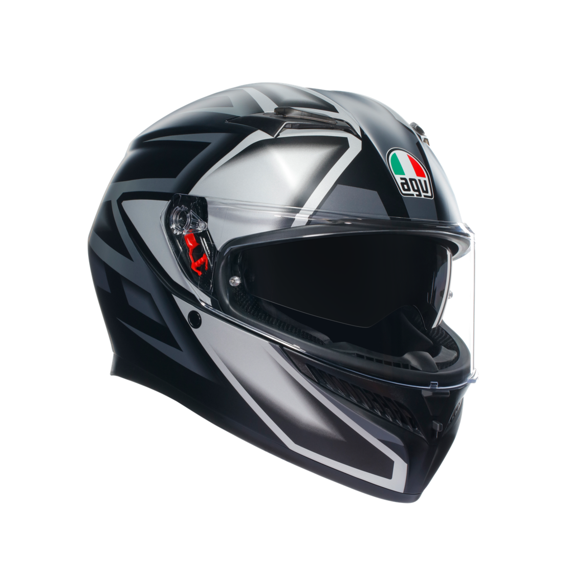 КАСКА  AGV K3 COMPOUND MATT BLACK/GREY